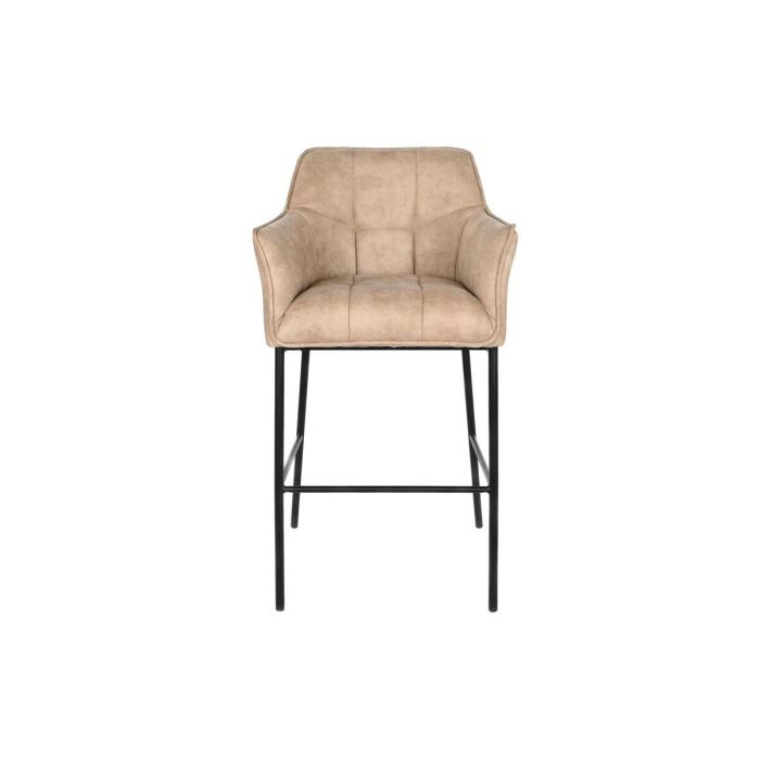 Taburete Loft DKD Home Decor Beige Negro 60 x 107 x 59 cm 3 Taburete Loft DKD Home Decor Beige Negro 60 x 107 x 59 cm 3