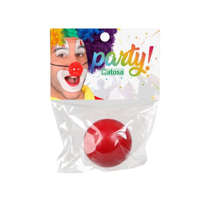Nariz de payaso roja con luz para disfraz infantil o cómico - Accesorio para espectáculos y fiestas 1