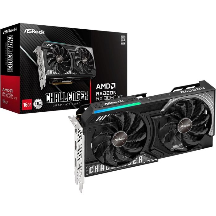 ASRock RX 9060 XT Radeon Challenger OC 16GB GDDR6 - Tarjeta Gráfica