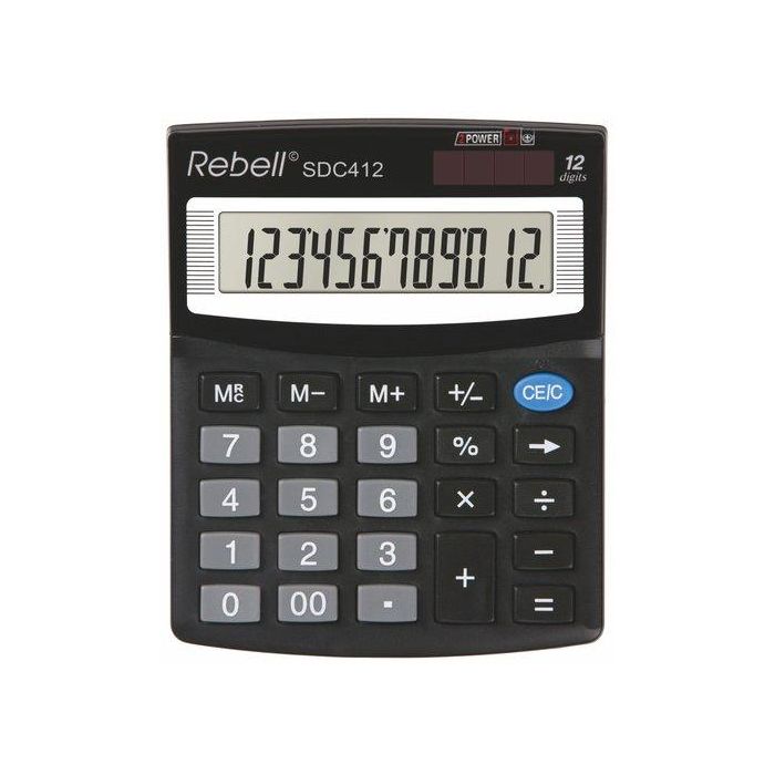 Calculadora Sobremesa Rebell 12 Digitos Sdc412