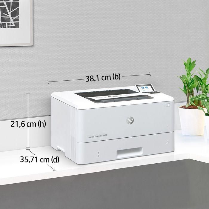HP LaserJet Enterprise M406dn Impresora Láser Monocromo con JetIntelligence 29 HP LaserJet Enterprise M406dn Impresora Láser Monocromo con JetIntelligence 29