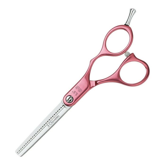 Tijera Duraluminio Rosa Es 28 5.5" D 3C Tres Claveles