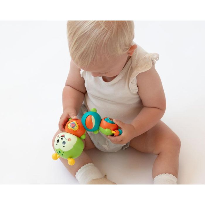 KioKids Gusano Musical Juguete para Bebés con Luces, Sonidos y Giro 360º – Estimula Habilidades Motoras +6 Meses 1