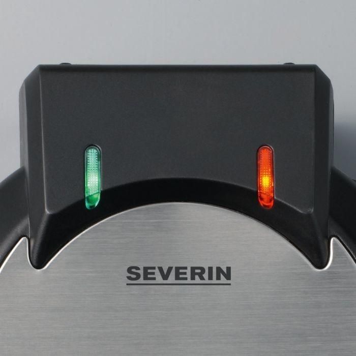 Severin WA2103 Plancha gofres 5 corazones, antiadherente, termostato, 1300W, negro/acero inoxidable, ahorra espacio 2 Severin WA2103 Plancha gofres 5 corazones, antiadherente, termostato, 1300W, negro/acero inoxidable, ahorra espacio 2