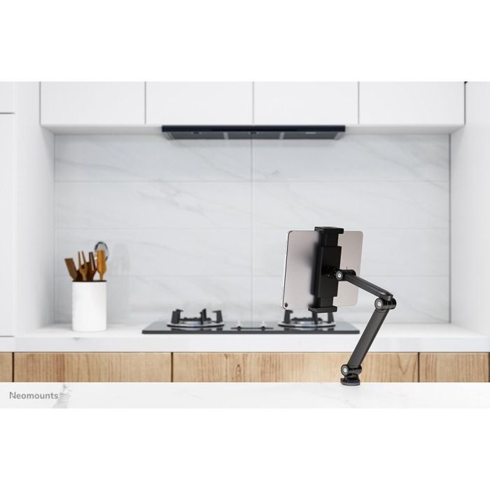 Neomounts DS15-545BL1 Soporte para Tablet de Escritorio con Abrazadera 4.7-12.9 Pulgadas Negro Max 1kg Rotación Completa 10