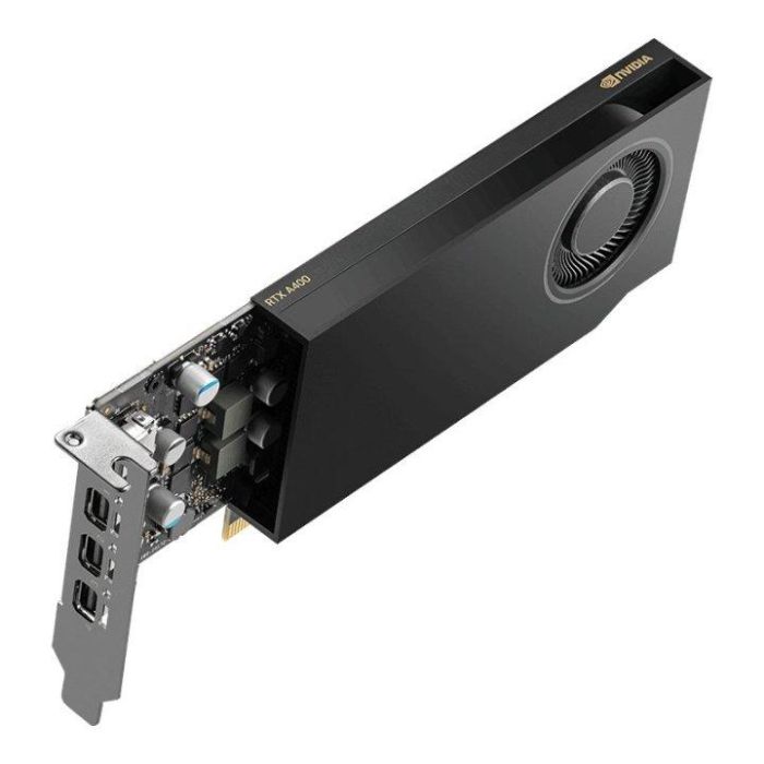 Pny RTX A400 Tarjeta Gráfica 4GB GDDR6 NVIDIA CUDA 768 N. Perfil Bajo, 4 DisplayPort 4 Pny RTX A400 Tarjeta Gráfica 4GB GDDR6 NVIDIA CUDA 768 N. Perfil Bajo, 4 DisplayPort 4