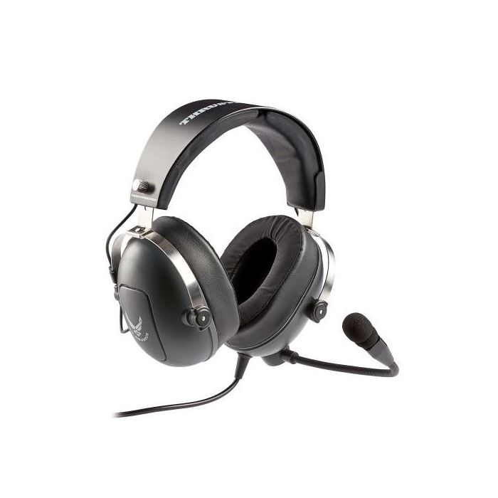 Thrustmaster 4060196 Auriculares Gaming T.Flight U.S. Air Force Edition-DTS Alámbrico Aviación/Control de Tráfico Aéreo Gris 1