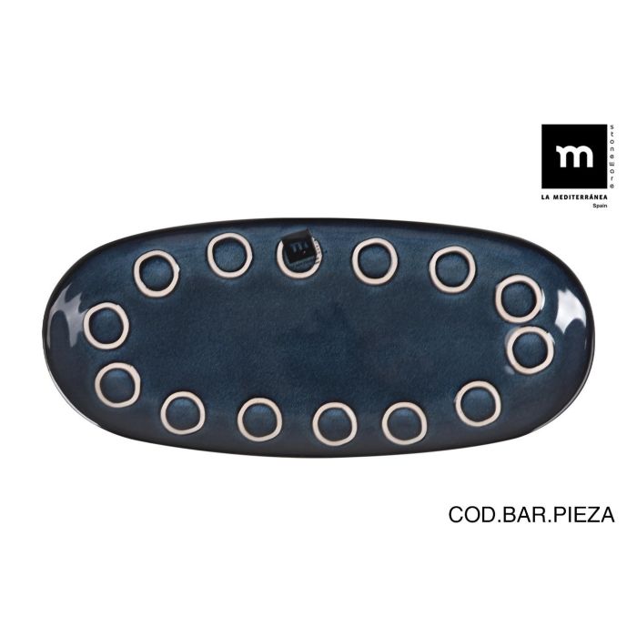 Bandeja Oval Azul Almudena 33x14.8 cm Inde (12 Unidades) Bandeja Oval Azul Almudena 33x14.8 cm Inde (12 Unidades)