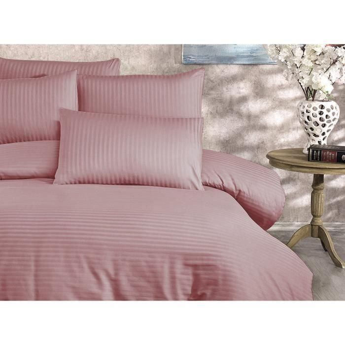 Juego de Cama ASI8683342999601 - 1 Funda Nórdica 220x240 cm + 2 Fundas Almohada 60x60 cm - 80% Algodón, 20% Poliéster - Polvo 2