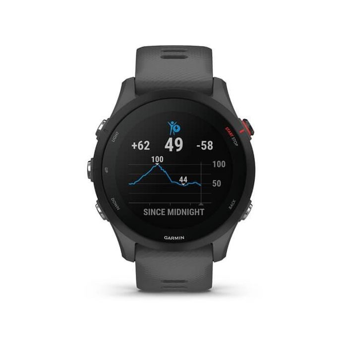 Garmin Forerunner 255 Reloj GPS Deportivo Smartwatch Gris con Monitor de Frecuencia Cardíaca y Resistencia al Agua 5