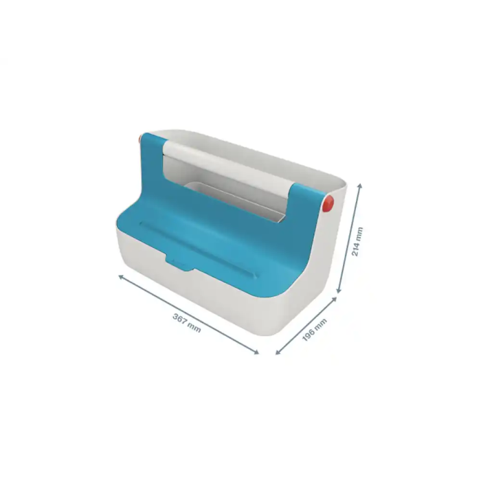 Leitz Caja de Almacenamiento Portátil Cosy con Asa, ABS Azul 7 Leitz Caja de Almacenamiento Portátil Cosy con Asa, ABS Azul 7
