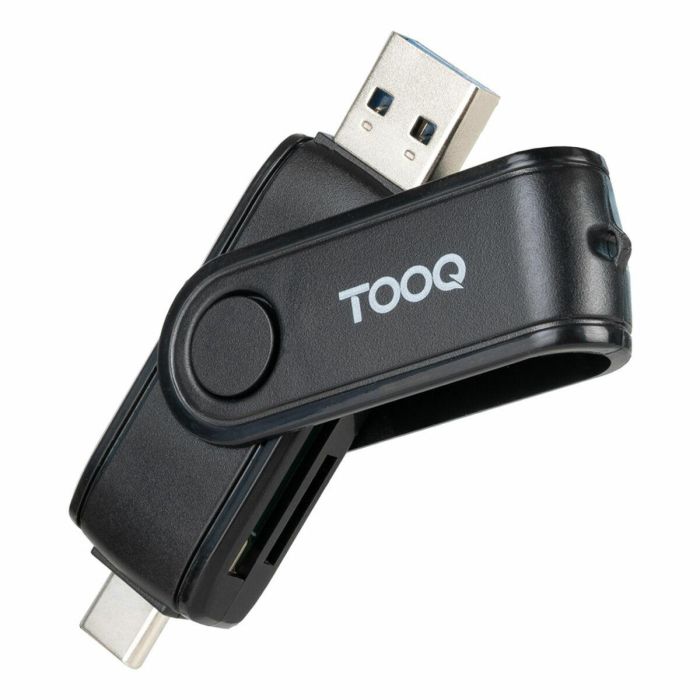 Lector de Tarjetas TooQ TQR-3003B Negro 8 Lector de Tarjetas TooQ TQR-3003B Negro 8