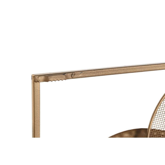 Decoracion Pared Mediterraneo DKD Home Decor Dorado 3 x 31 x 90 cm (4 Unidades) 2 Decoracion Pared Mediterraneo DKD Home Decor Dorado 3 x 31 x 90 cm (4 Unidades) 2