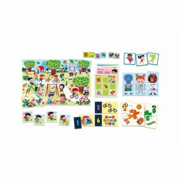 Clementoni - Caja de 8 juegos en 1 - Juegos educativos formas, colores, números, cantidades - A partir de 3 años 5