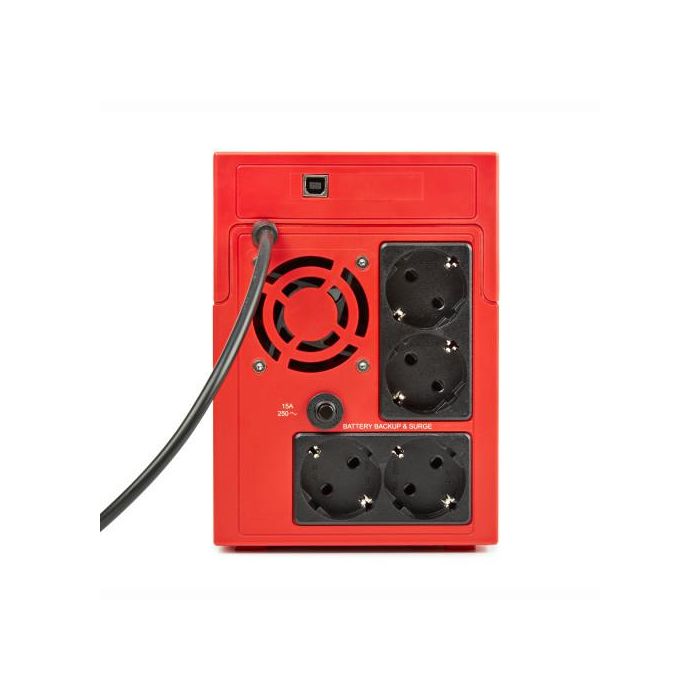 Salicru 647CA000006 Sistema Alimentación Ininterrumpida UPS Línea Interactiva 2.2 kVA 1200W 4 Salidas AC Doble USB LCD 2