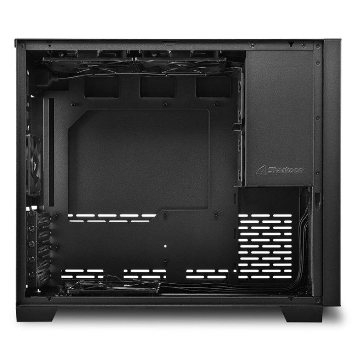 Sharkoon MS-Z1000 Caja Micro-ATX Negra con Panel Frontal de Acero y Cristal Templado 5 Sharkoon MS-Z1000 Caja Micro-ATX Negra con Panel Frontal de Acero y Cristal Templado 5