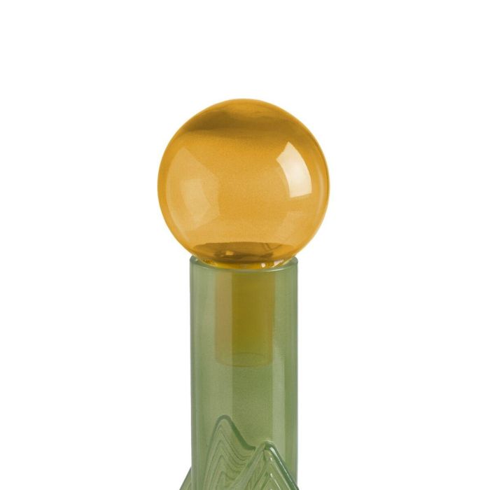 Figura Decorativa Amarillo Verde Botella 16,8 x 16,8 x 33,5 cm 3