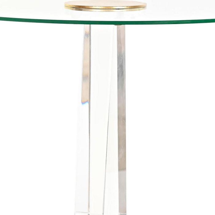 Mesita Auxiliar Glam DKD Home Decor Dorado Transparente 42 x 62 x 42 cm 2 Mesita Auxiliar Glam DKD Home Decor Dorado Transparente 42 x 62 x 42 cm 2