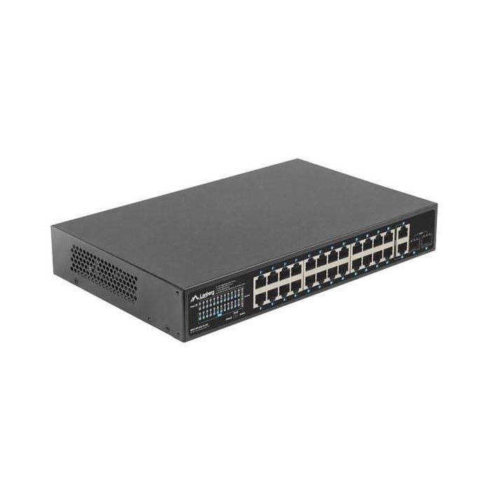 Lanberg RSGE-24P-2GE-2S-360 Switch No administrado 24 puertos RJ-45 Ethernet 3 Lanberg RSGE-24P-2GE-2S-360 Switch No administrado 24 puertos RJ-45 Ethernet 3