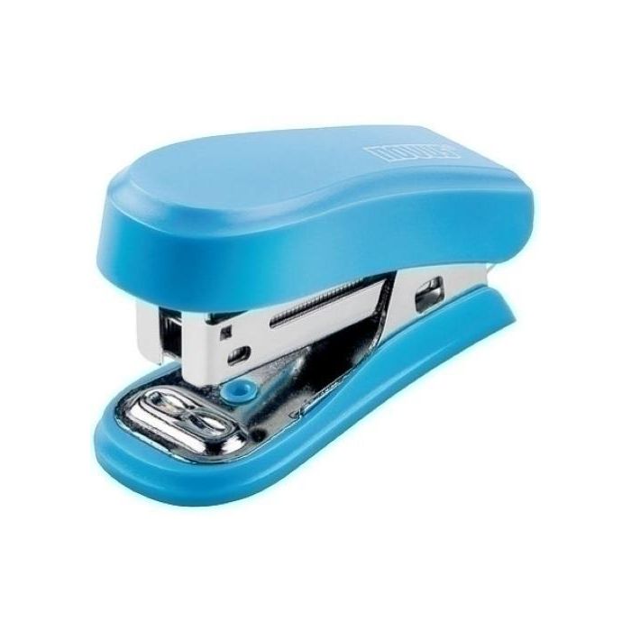 Grapadora Novus Mini (12H) Azul (Incl. Caja 1000 Grapas 24/6)