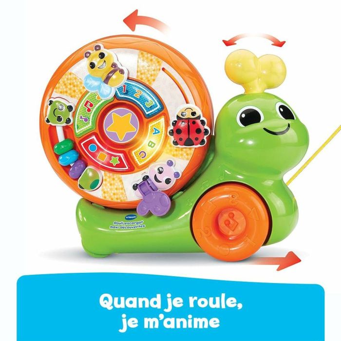 Sonajero Vtech ROULI-ESCARGOT MAXI DISCOVERIES Caracol 4 Sonajero Vtech ROULI-ESCARGOT MAXI DISCOVERIES Caracol 4