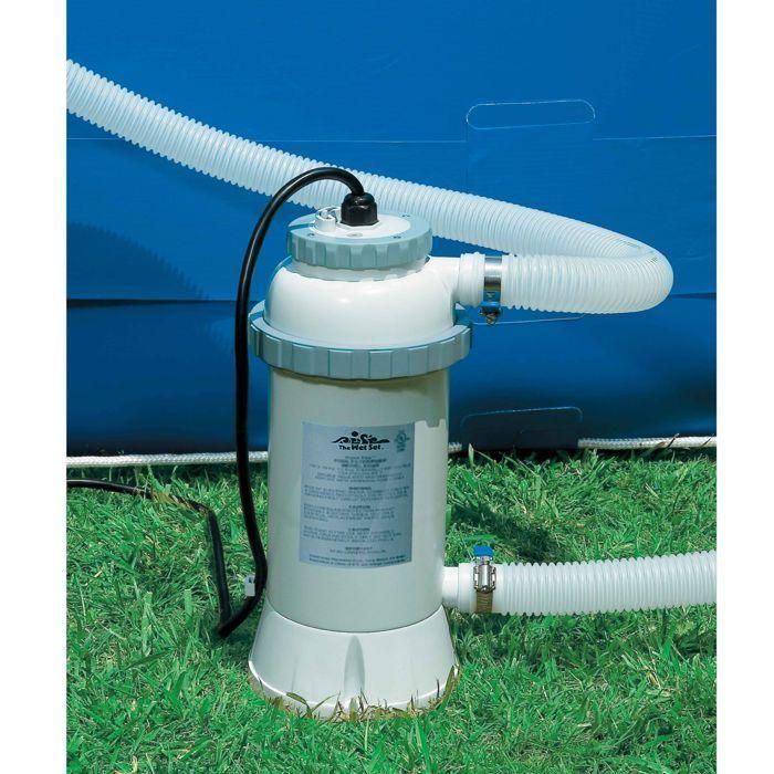 Intex Calentador de piscina hasta 12 m³ - Fácil uso, Conexión 32 mm, Compatible con sal, Detector de nivel de agua y Doble protección térmica 1 Intex Calentador de piscina hasta 12 m³ - Fácil uso, Conexión 32 mm, Compatible con sal, Detector de nivel de agua y Doble protección térmica 1