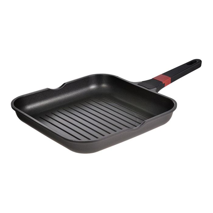 Sarten asador aluminio fundido, inducción, denia experto 28 x 28 x 4,5 cm 0 Sarten asador aluminio fundido, inducción, denia experto 28 x 28 x 4,5 cm 0