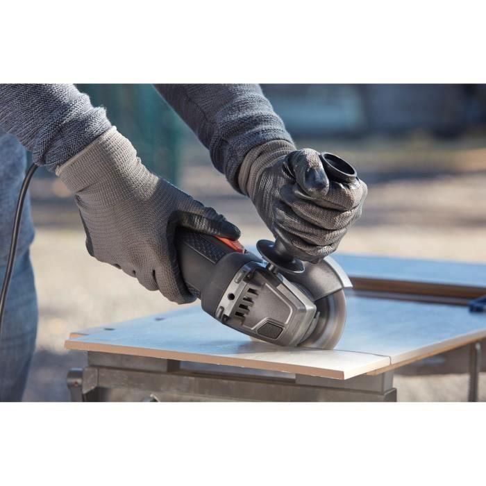 Black + Decker BEG220K-QS Amoladora 900W 125mm 12000 rpm. Potente herramienta para cortar, lijar y pulir con mango ajustable 3 posiciones. 4 Black + Decker BEG220K-QS Amoladora 900W 125mm 12000 rpm. Potente herramienta para cortar, lijar y pulir con mango ajustable 3 posiciones. 4
