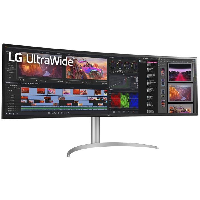 124.46cm/49" (5120x1440) LG UltraWide 49BQ95C-W 32:9 UWDQHD NanoIPS Curved 5ms 144Hz DisplayHDR400 HDMI DP USB-C Speaker 3