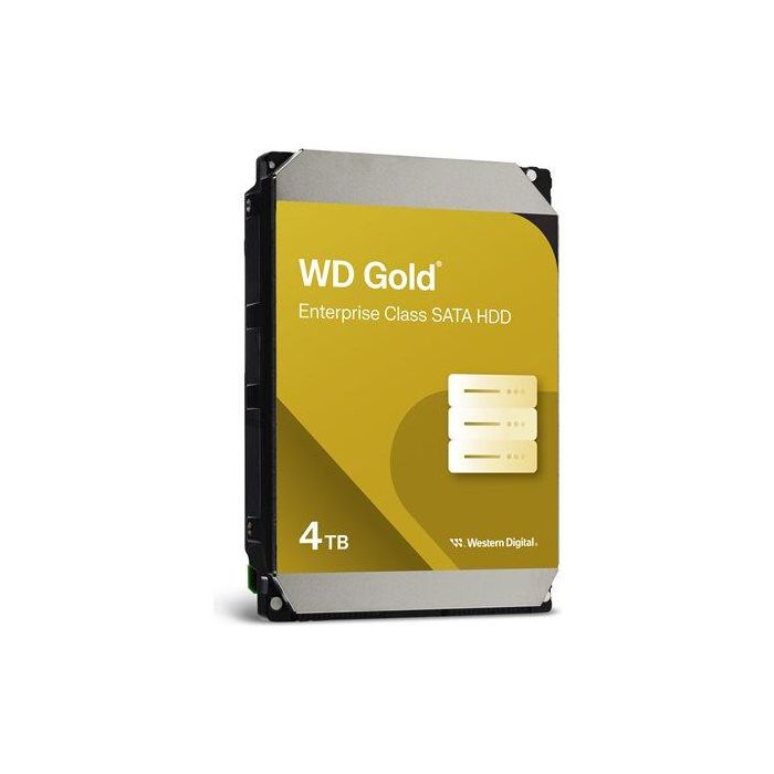 WD WD4004FRYZ Disco Duro Interno Gold 4TB 3.5" SATA III 7200 rpm para Servidores y Almacenamiento Empresarial con Alta Fiabilidad 24/7 1