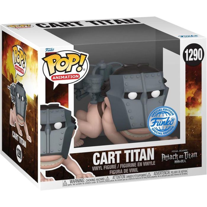 Figura Pop Super Attack On Titan Cart Titan Exclusive 1 Figura Pop Super Attack On Titan Cart Titan Exclusive 1