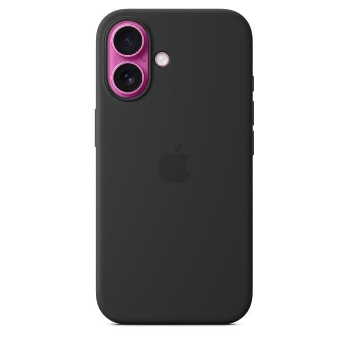 APPLE iPhone 16 - Funda de silicona con MagSafe - Negra 2 APPLE iPhone 16 - Funda de silicona con MagSafe - Negra 2