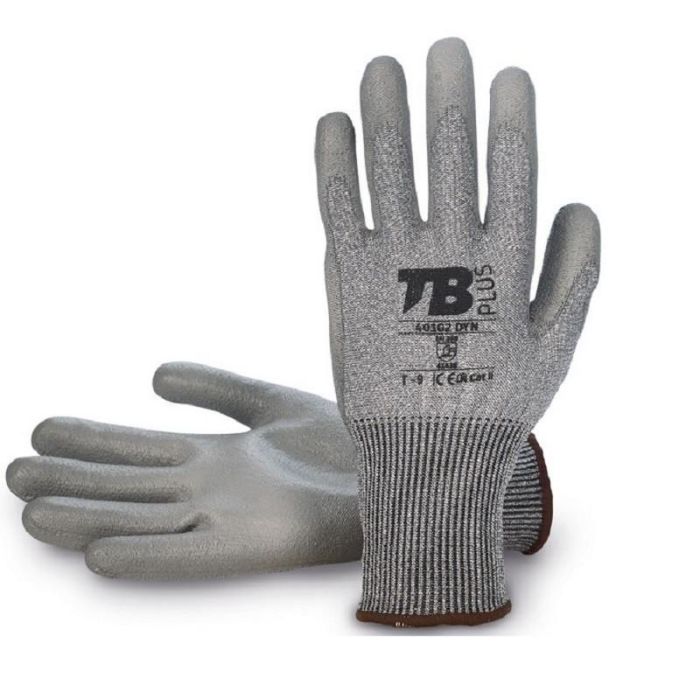 TOMAS BODERO Guante Anticorte 401G2 DYN HPPE y Fibra de Vidrio Recubrimiento PU Palma Tallas 7-10 L-9 TOMAS BODERO Guante Anticorte 401G2 DYN HPPE y Fibra de Vidrio Recubrimiento PU Palma Tallas 7-10 L-9