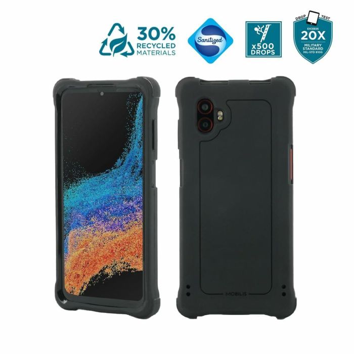 Funda para Móvil Mobilis 054015 Negro 2 Funda para Móvil Mobilis 054015 Negro 2