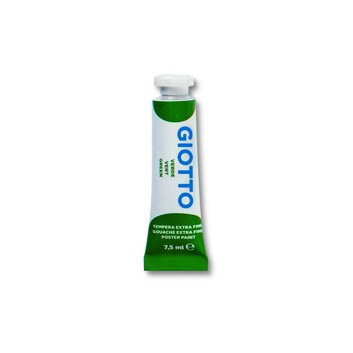 Tempera Giotto 7,5 Ml (Tubo) Verde 10 unidades