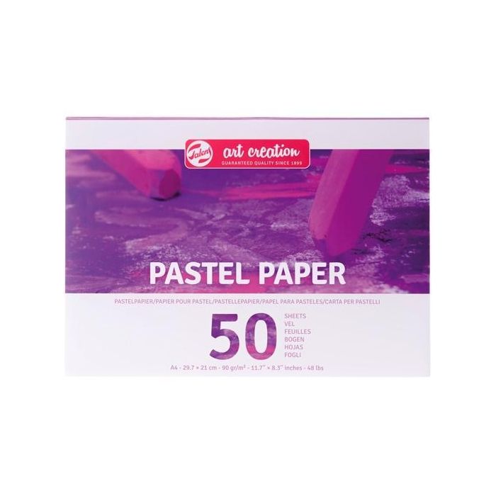 Talens Papel De Dibujo Art Creation A4 90 gr Para Pasteles Pack 50H