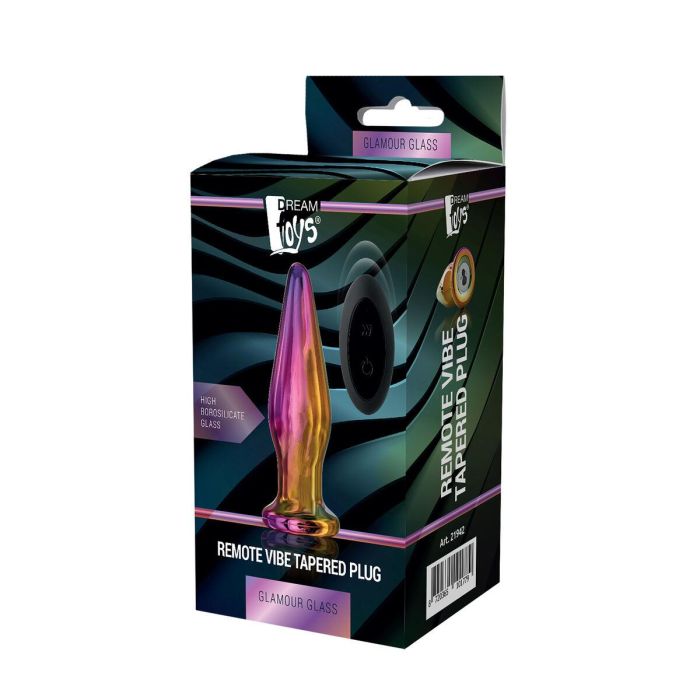 Plug Anal Dream Toys Glamour Glass Multicolor 1 Plug Anal Dream Toys Glamour Glass Multicolor 1