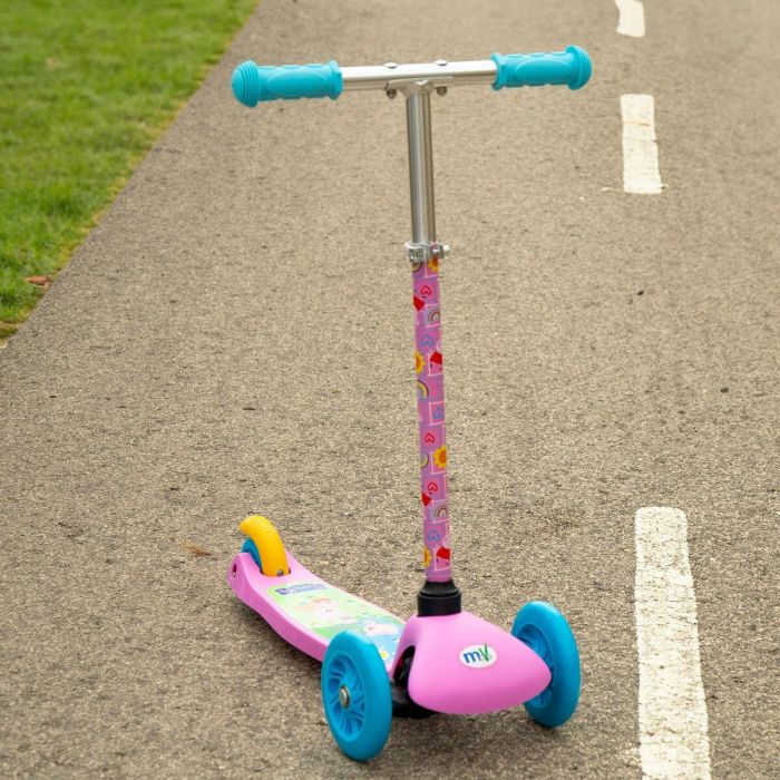 Patinete Scooter Peppa Pig Goma Metal Plástico 5 Patinete Scooter Peppa Pig Goma Metal Plástico 5
