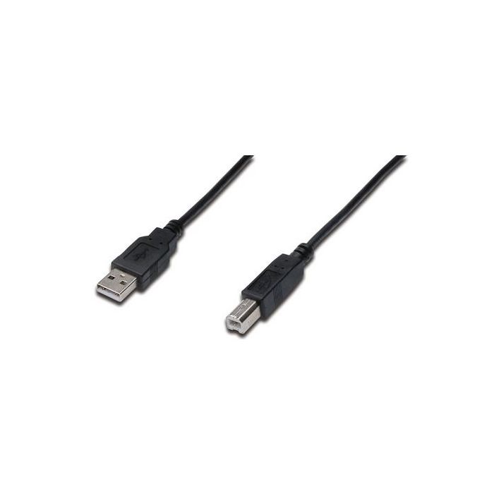 Digitus Cable de Conexión USB 2.0 Tipo A - B Macho/Macho 3.0m negro