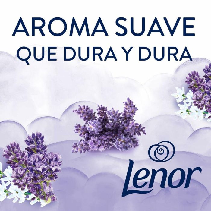 Lenor UNSTOPPABLES Suavizante Ropa Perlas Perfume Lavanda Blanca 195 gr 2
