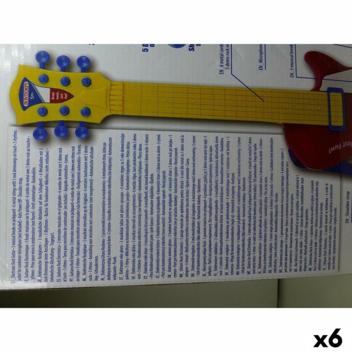 Guitarra Infantil Bontempi 20 x 56 x 4 cm (6 Unidades) 13 Guitarra Infantil Bontempi 20 x 56 x 4 cm (6 Unidades) 13