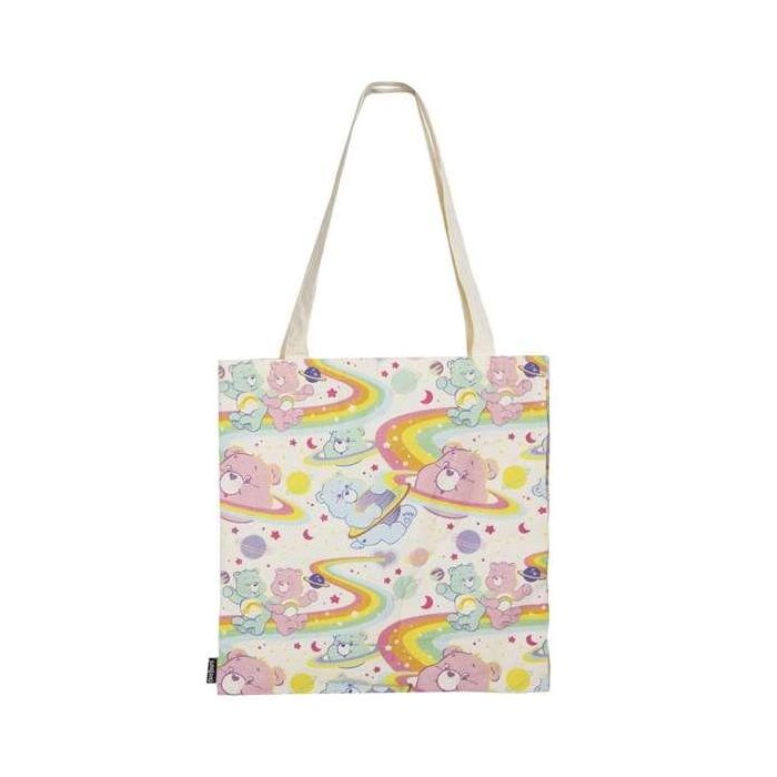 CERDÁ - Tote Bag Osos Amorosos - Bolsa Shopping de Poliéster y Algodón 38x40cm 1