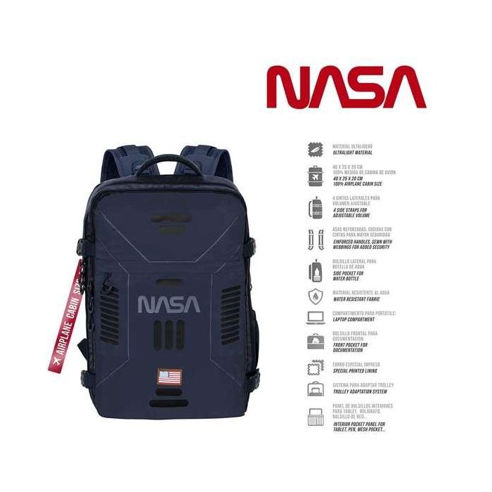 Karactermania Mochila Cabina Mercury Cabin NASA Spaceship Ligera Impermeable Compartimento Portátil 20x25x40 cm 1 Karactermania Mochila Cabina Mercury Cabin NASA Spaceship Ligera Impermeable Compartimento Portátil 20x25x40 cm 1