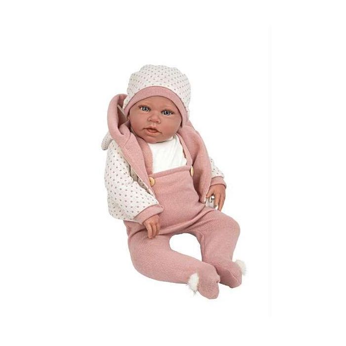 Muñeca elegance 54 cm anuk rosa (muñeco de peso) 1 Muñeca elegance 54 cm anuk rosa (muñeco de peso) 1