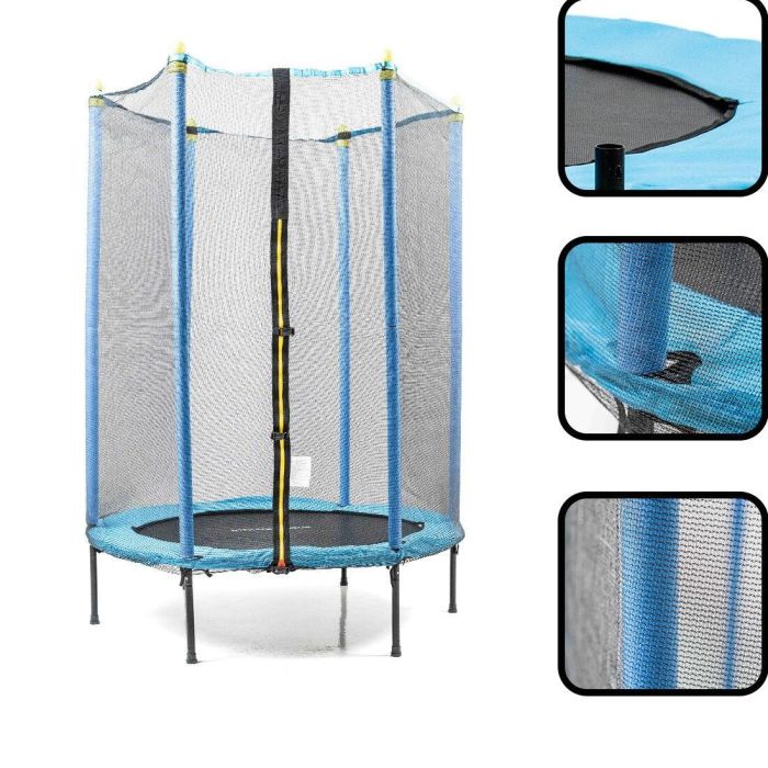 Cama Elástica Infantil con Red de Seguridad Zuply InnovaGoods 6 Cama Elástica Infantil con Red de Seguridad Zuply InnovaGoods 6