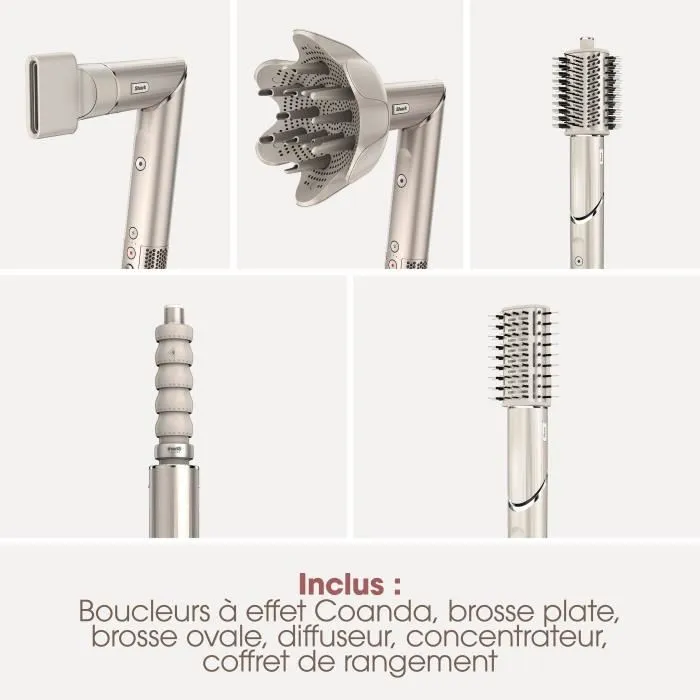 Shark HD446SLEU Modelador de Aire y Secador de Pelo, Beige 3