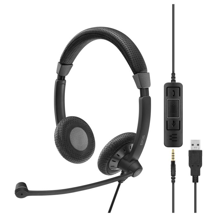 EPOS Impact SC 75 USB MS Auriculares Binaurales Alámbricos para Llamadas/Música con Conexión USB