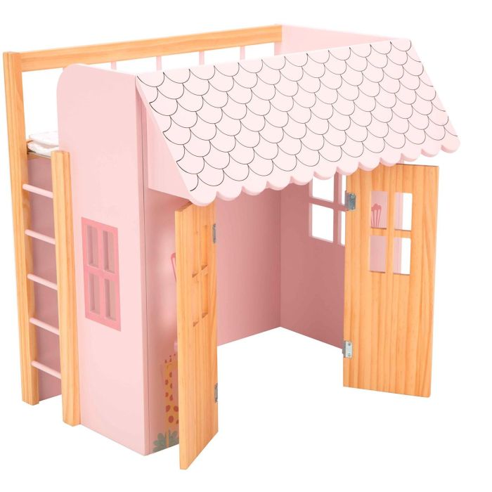 Muñecas Arias Cama-casita Nature para Muñecas con 3 Perchas 50x39x50 cm 1 Muñecas Arias Cama-casita Nature para Muñecas con 3 Perchas 50x39x50 cm 1