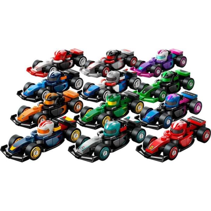 Sobre minifigures coche de formula1 coleccionable lego minifigures 2 Sobre minifigures coche de formula1 coleccionable lego minifigures 2