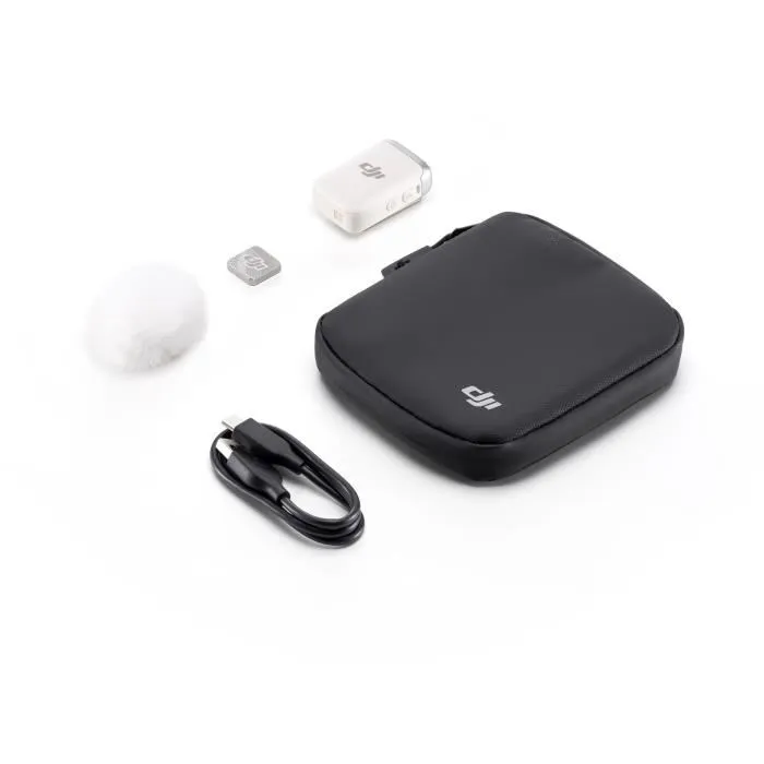 DJI Mic 2 Transmisor Inalámbrico, Blanco Perla, Audio HD, Grabación de 32 Bits 2